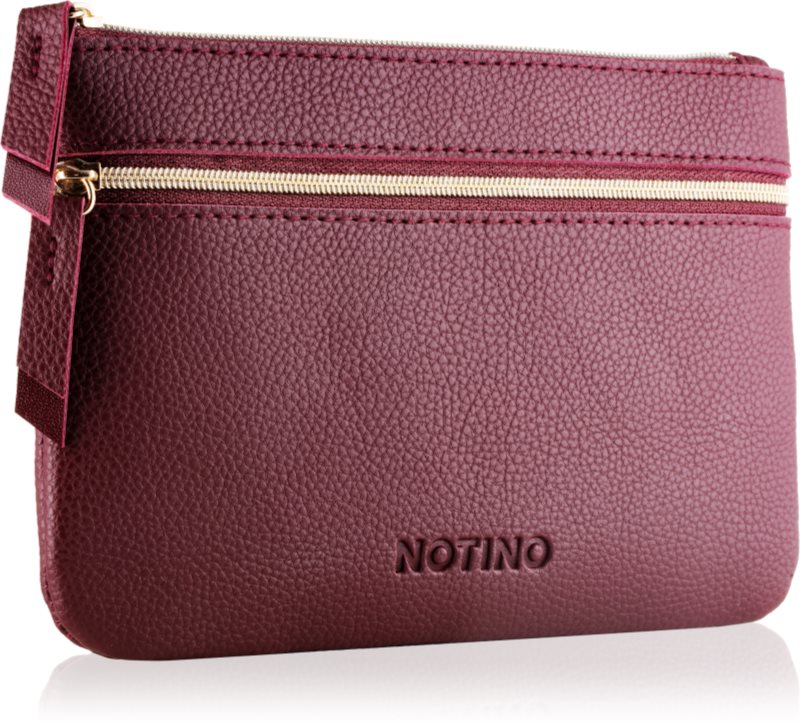 Notino Glamour Collection Flat Double Pouch geantă de cosmetice cu două compartimente 1 buc