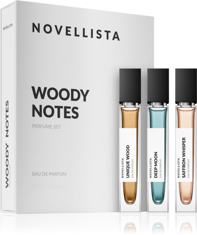 NOVELLISTA Woody Notes Eau de Parfum set cadou pentru bărbați