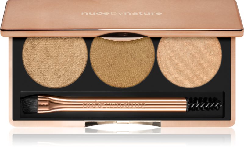 Nude by Nature Natural Definition set pentru sprancene perfecte culoare 01 Blonde 3x2 g