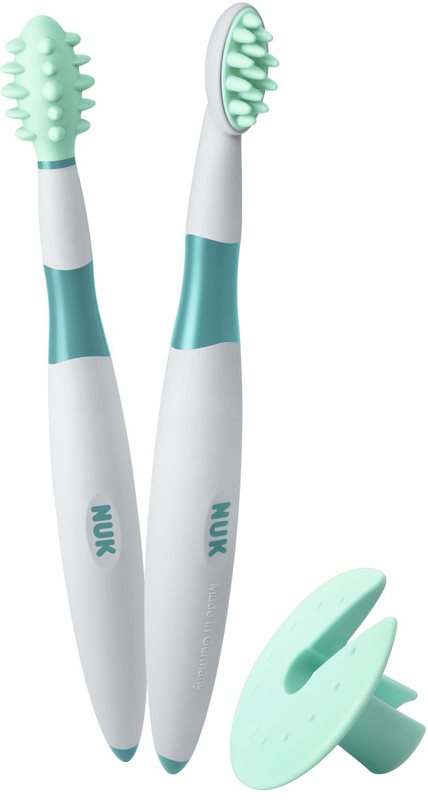 NUK Teeth set pentru dinti sanatosi si gingii sanatoase 6m+ 1 buc