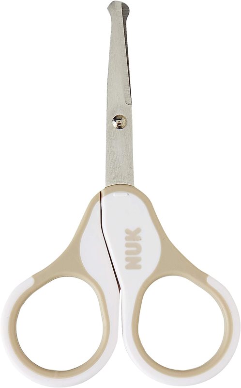 NUK Scissors foarfece cu vârf rotunjit pentru copii Beige 1 buc