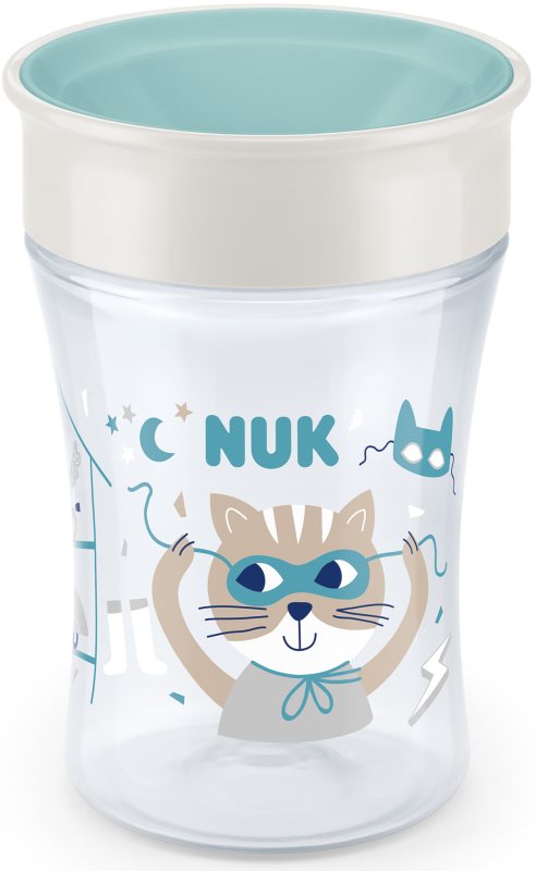 NUK Magic Cup ceasca cu capac 8m+ Green 230 ml