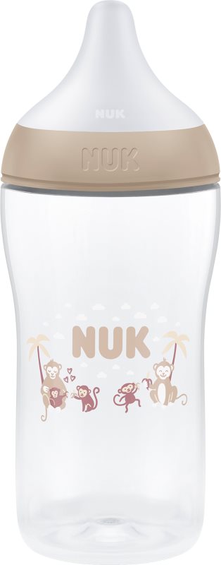 NUK Perfect Match XL Monkey biberon 6m+ 360 ml