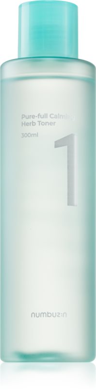 Numbuzin No. 1 Pure-Full Calming Herb Toner tonic facial cu efect calmant pentru pielea problematica 300 ml