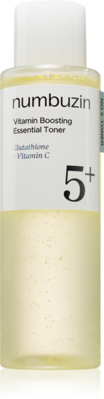 Numbuzin No. 5 Glutathione Vitamin Concentrated Toner tonic hidratant pentru uniformizarea nuantei tenului 200 ml