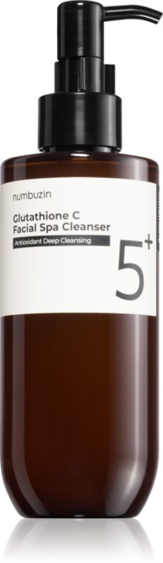 Numbuzin No. 5 Glutathione C Facial Spa Cleanser ulei pentru indepartarea machiajului Ulei de curățare pentru o piele mai luminoasa 200 ml