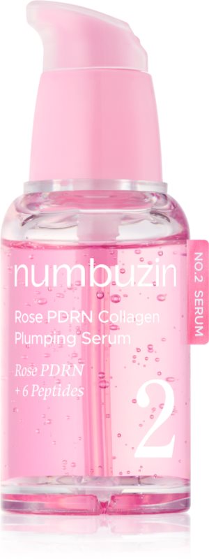 Numbuzin No. 2 Rose PDRN Collagen Plumping Serum Ser facial pentru fermitate efect regenerator 30 ml