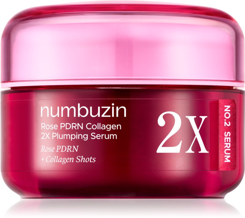 Numbuzin No. 2 Rose PDRN Collagen 2X Plumping Serum serum intensiv pentru fermitate cu efect de hidratare 30 ml