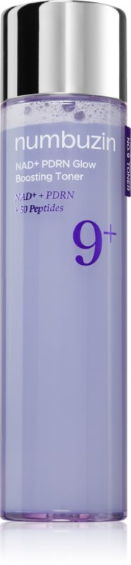 Numbuzin No. 9 NAD+ PDRN Glow Boosting Toner tonic facial iluminator cu efect de întărire 150 ml