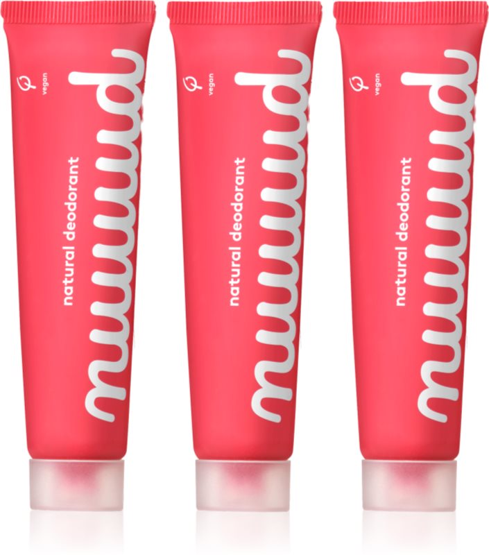 nuud Wholelottanuud Pack deodorant crema natural 3x40 ml