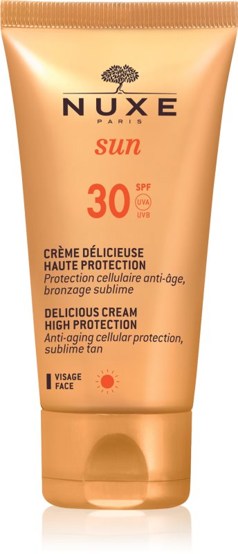 Nuxe Sun Delicious Cream High Protection crema de soare pentru fata SPF 30 50 ml