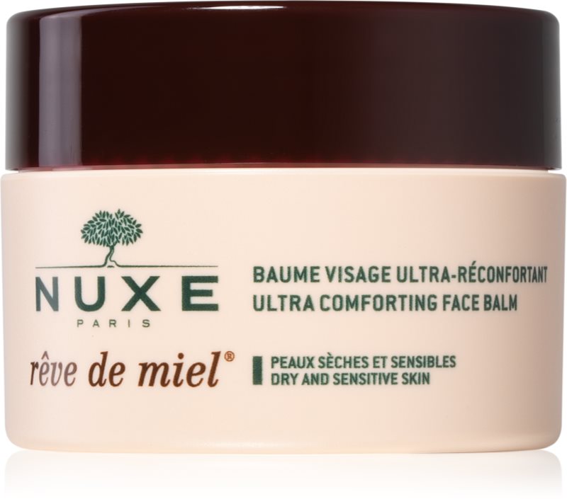 Nuxe Rêve de Miel Ultra Comforting Face Balm Balsam calmant intens pentru ten uscat și sensibil 50 ml