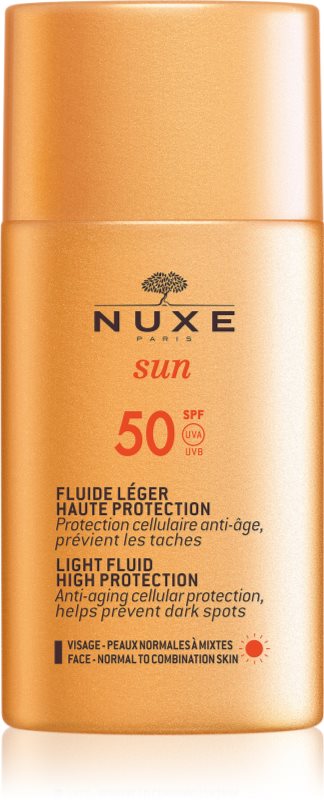 Nuxe Sun Light Sun Fluid fluid protecție SPF 50 50 ml
