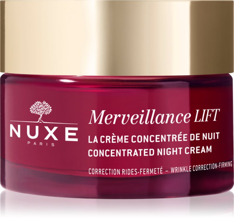 Nuxe Merveillance Expert crema de noapte pentru fermitate pentru corectarea ridurilor 50 ml