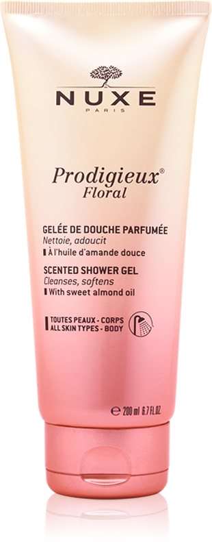 Nuxe Prodigieux Floral gel de duș cu ulei de migdale 200 ml