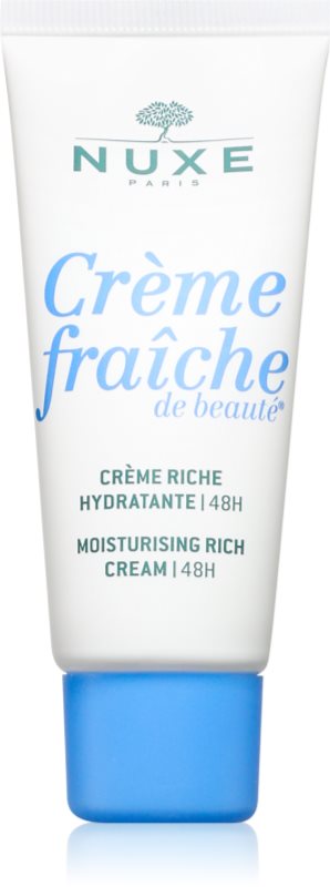 Nuxe Crème Fraîche de Beauté Moisturizing Rich Cream produs hrănitor pentru ten uscat sensibil si foarte uscat 30 ml