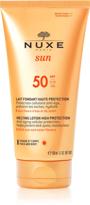 Nuxe Sun Melting Lotion High Protection loțiune de protecție solară SPF 50 150 ml
