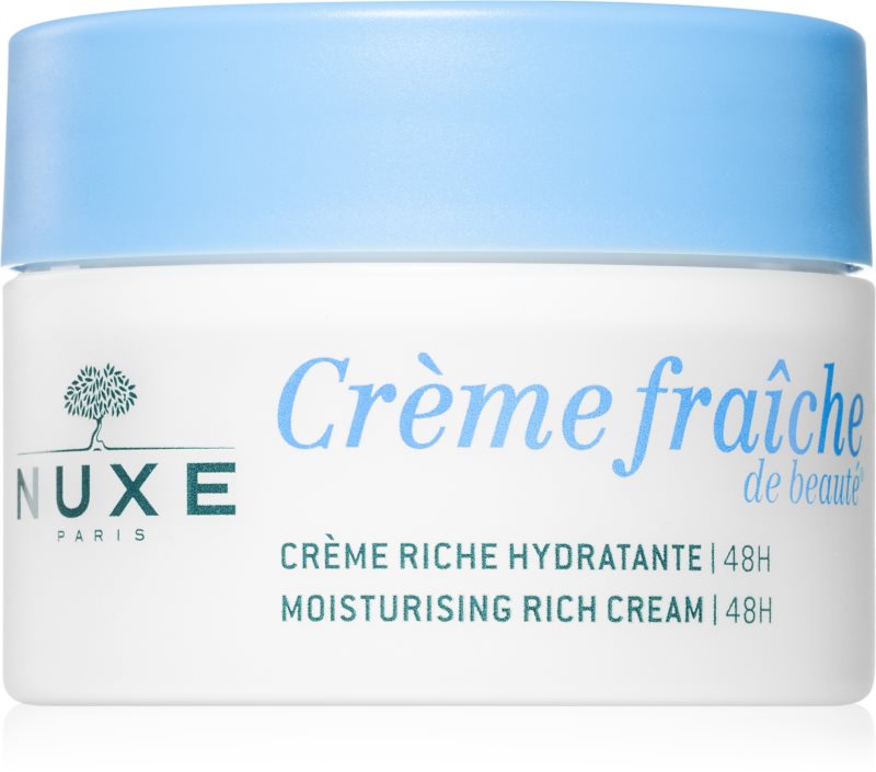 Nuxe Crème Fraîche de Beauté Moisturizing Rich Cream produs hrănitor pentru ten uscat sensibil si foarte uscat 50 ml