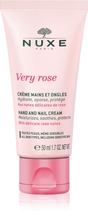 Nuxe Very Rose Hand And Nail Cream maini si unghii cu apă de trandafiri 50 ml