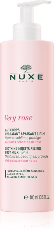 Nuxe Very Rose Soothing Moisturising Body Milk lapte de corp calmant 400 ml