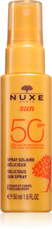 Nuxe Sun Delicious Sun Spray spray protector pentru plajă SPF 50 50 ml