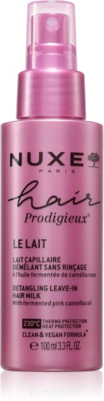 Nuxe Hair Prodigieux Le Lait lapte pentru par ce nu necesita clatire pentru par usor de pieptanat 100 ml