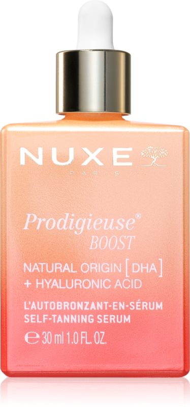 Nuxe Prodigieuse Boost Self-Tanning Serum ser autobronzant pentru fata 30 ml