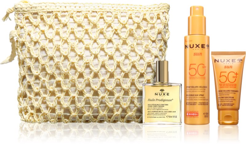Nuxe Sun Silky Summer Routine set plaja