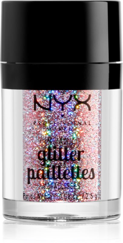 NYX Professional Makeup Glitter Goals sclipici metalic pentru față și corp