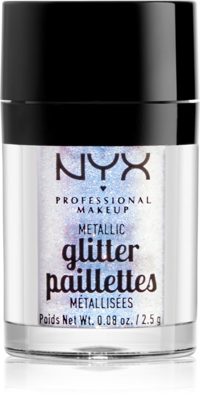 NYX Professional Makeup Glitter Goals sclipici metalic pentru față și corp