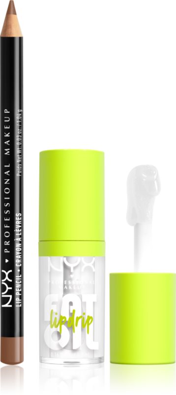 NYX Professional Makeup Fat Oil Lip Drip set îngrijire buze 2 buc