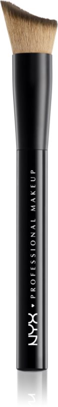 NYX Professional Makeup Total Control Foundation Brush pensula pentru machiaj 1 buc