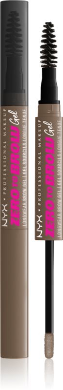 NYX Professional Makeup Zero To Brow Gel gel pentru sprancene cu aplicator