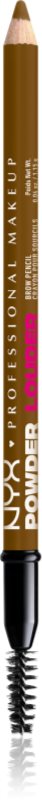 NYX Professional Makeup Powder Louder creion pentru sprancene cu pensula