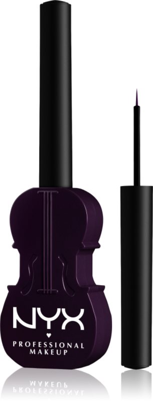 NYX Professional Makeup Wednesday Cello Liquid Liner tuș lichid pentru ochi, cu efect mat culoare 01 Purple 2 ml