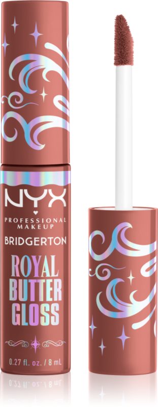 NYX Professional Makeup Bridgerton Royal Butter Gloss lip gloss culoare 02 Praline 8 ml