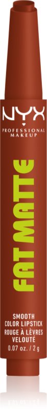 NYX Professional Makeup Fat Matte balsam de buze cu efect matifiant