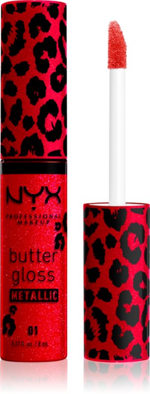 NYX Professional Makeup Butter Gloss Metallic luciu de buze metalic