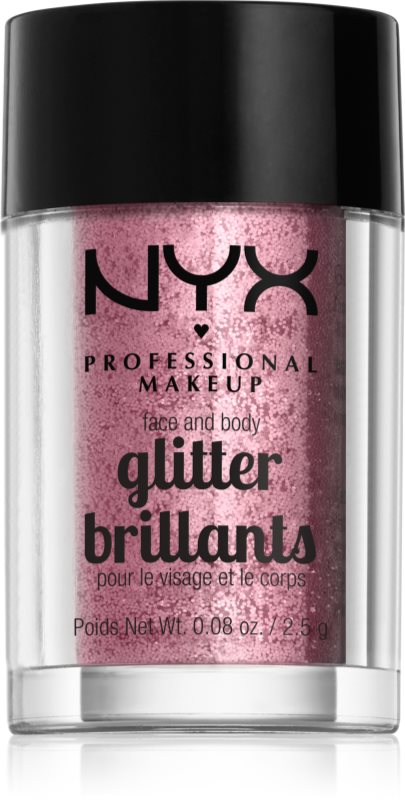 NYX Professional Makeup Face & Body Glitter Brillants sclipici pentru față și corp
