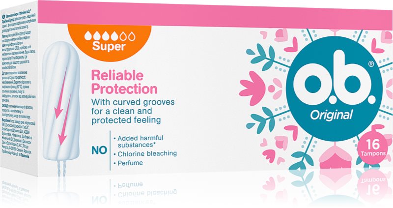 o.b. Super tampoane 16 buc