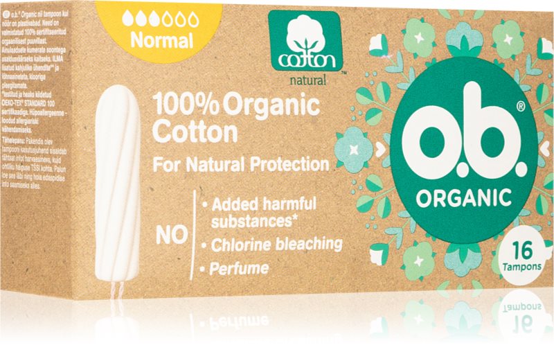 o.b. Organic Normal tampoane 16 buc