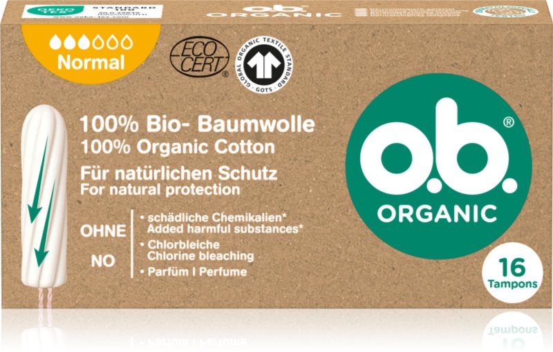 o.b. Organic Normal tampoane 16 buc