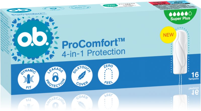 o.b. Pro Comfort Super Plus tampoane în caz de menstruație puternică 16 buc