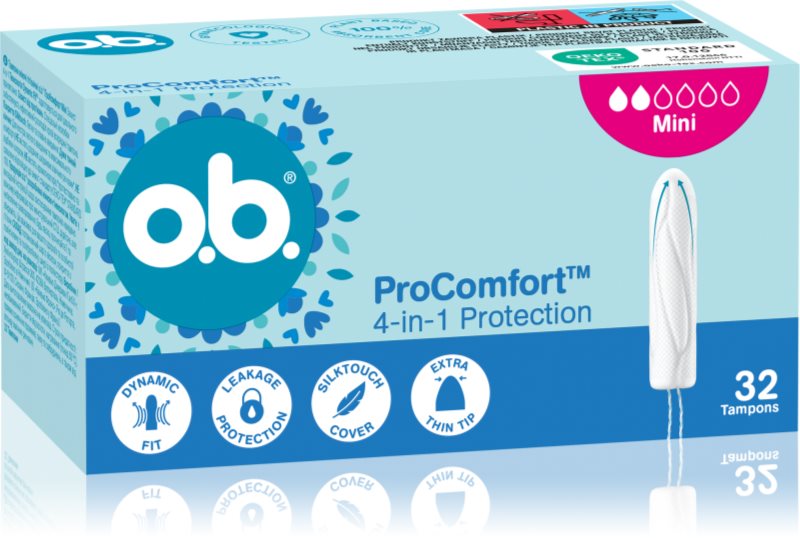 o.b. Pro Comfort Mini tampoane