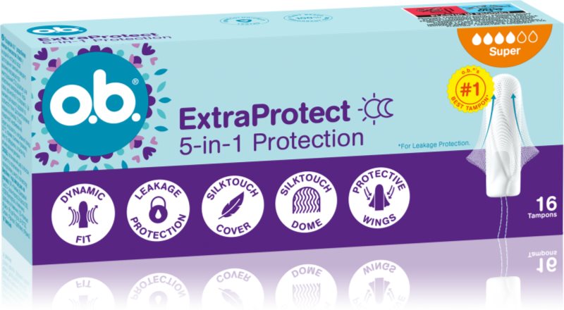o.b. Extra Protect Super tampoane 16 buc