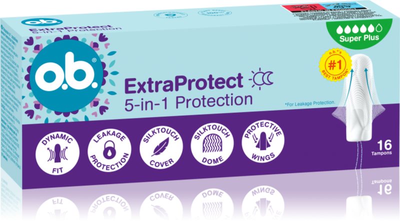 o.b. Extra Protect Super+ tampoane 16 buc
