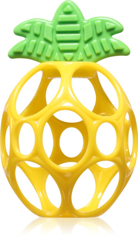 Oball Teether My Own™ jucărie pentru dentiție Pineapple 1 buc