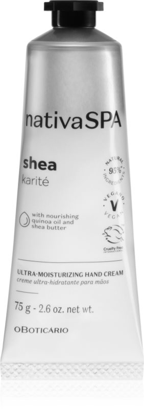 oBoticário Nativa SPA Karité crema de maini 75 g