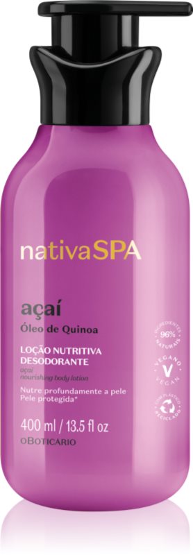 oBoticário Nativa SPA Acai loțiune de corp hidratantă 400 ml