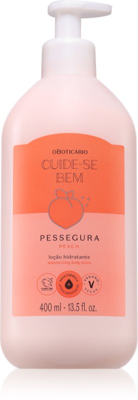 oBoticário Cuide-se Bem Pêssegura lapte de corp 400 ml